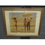 Framed and glazed Jack Vettriano print