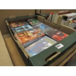 Box containing DVD's