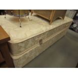 Single divan bed with mattress