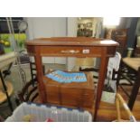 Slimline telephone table with inlaid mother of pearl detail