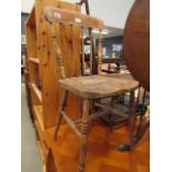 Spindal backed dining chair