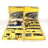 Two Trix Twin OO gauge Footplateman steam loco and tender kits,