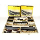 Four Trix Twin OO gauge Coachbuilder coach kits, each boxed,