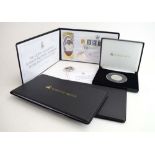 Five Jubilee Mint collectable coins commemorating Queen Elizabeth II comprising: 1 x the Queen's