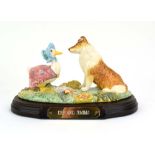 A Beswick limited edition Beatrix Potter figure P4091 Kep and Jemima, 217/2,000, h.