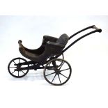 A 19th century push seat/pram,