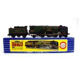A Hornby Dublo OO gauge 3235 4-6-2 SR West country Dorchester loco and tender,