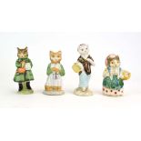 Four Beswick Beatrix Potter figures: Susan, Cousin Ribby, Ginger and Simpkin, max h.