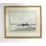 Stanley Orchart (1920-2005), Poole Harbour, Dorset, signed, watercolour, 35 x 46.