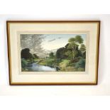 Meredith Hawes (1905-1999), 'Romantic Landscape', signed and dated 1953, watercolour, 30.