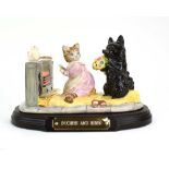 A Beswick limited edition Beatrix Potter figure Duchess and Ribby, 705/1,500, h.