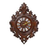 A late 19th century French vineyard wall clock,