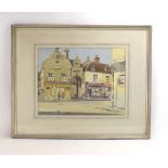 Stanley Orchart (1920-2005), Mill Street, Bedford, signed and dated Oct 1963, watercolour, 33.