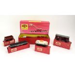 Twenty-four items of Hornby Dublo OO gauge rolling stock including wagons, goods brake vans,