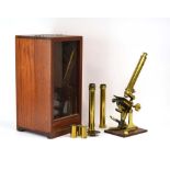 A 19th century monocular microscope by Maw, Son & Thompson, Aldersgate, London,