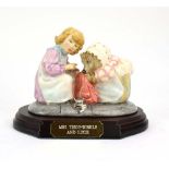 A Beswick limited edition Beatrix Potter figure Mrs Tiggy-Winkle and Lucie, 1119/2,950, h. 9.