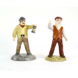 Two Beswick Beatrix Potter figures: Farmer Potatoes and Mr McGregor, max h. 12.