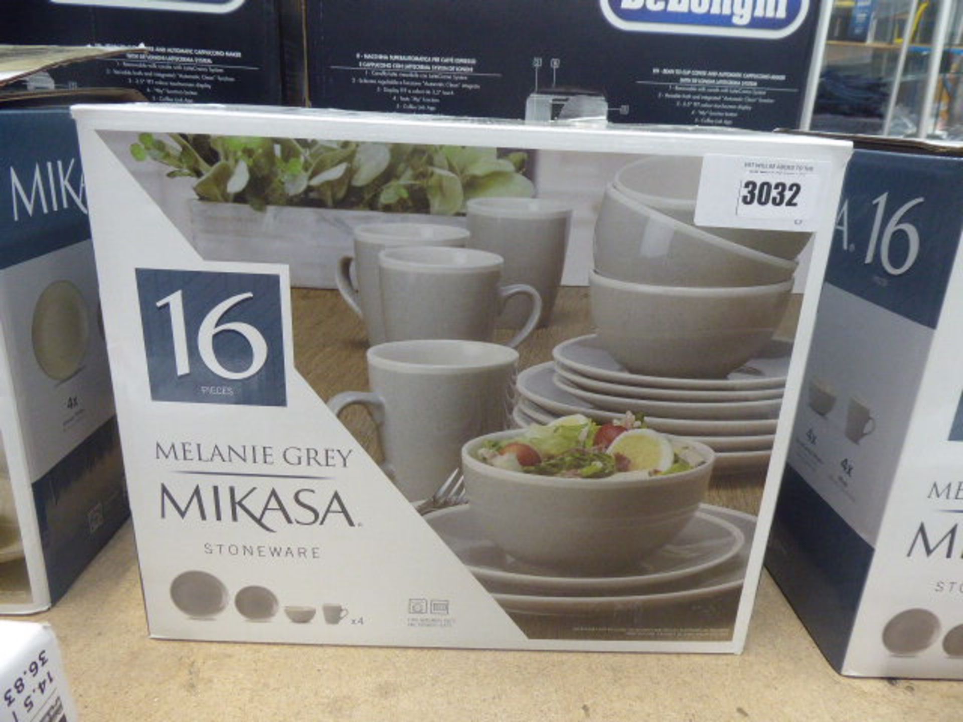 Melamine cream mikasa stoneware dinnerware set