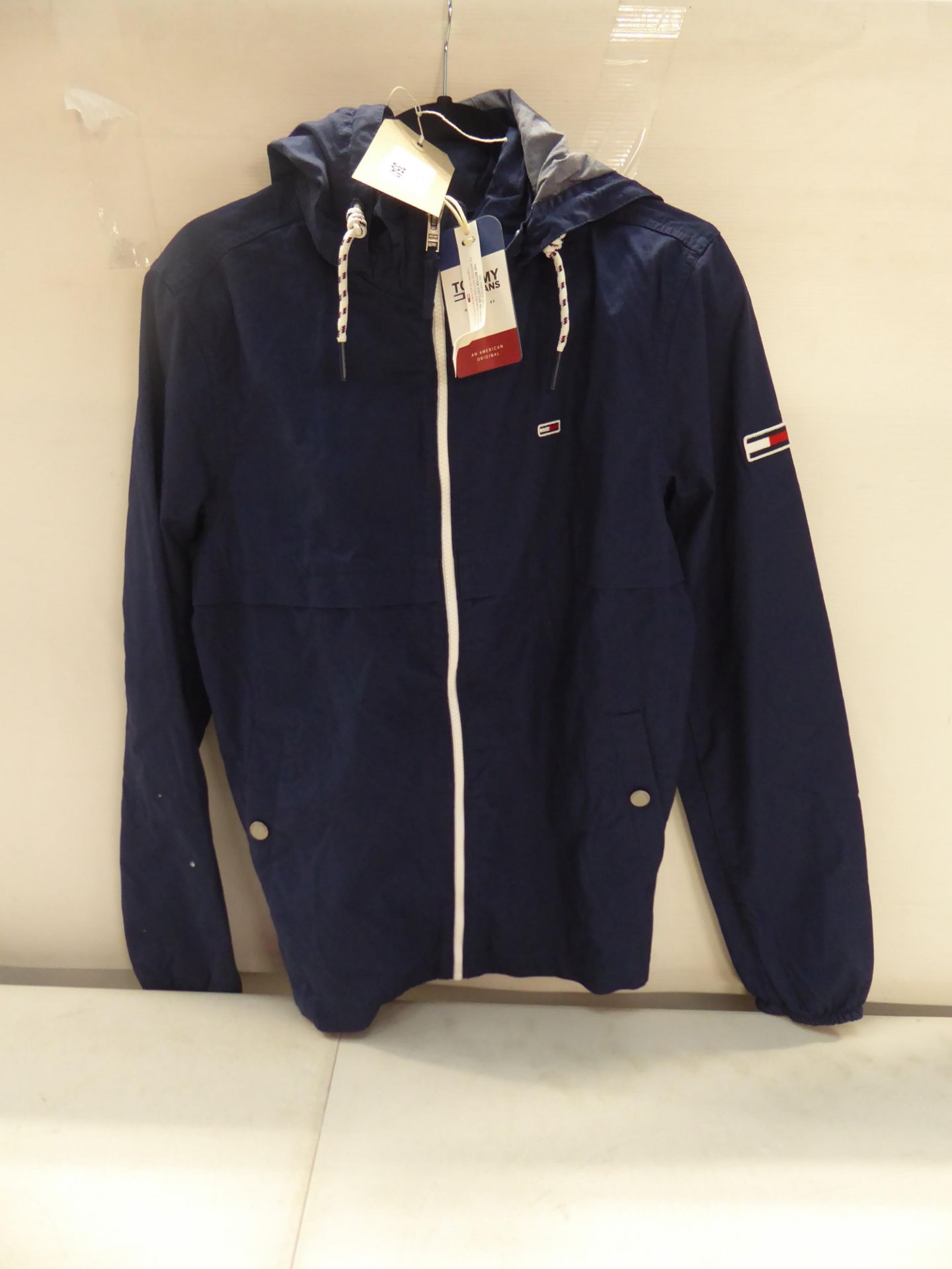 Tommy Hilfiger Jeans essential zip hooded anorak jacket size medium