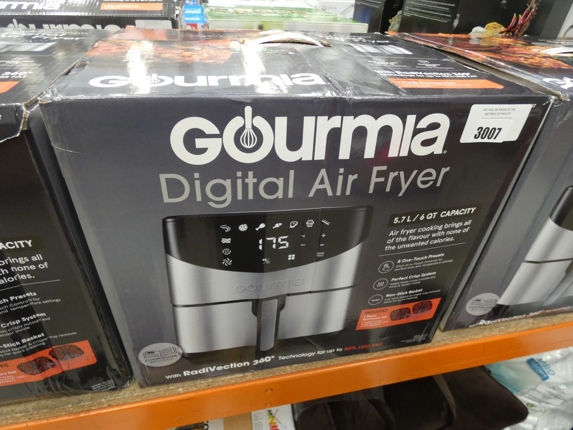 (66) Boxed Gourmia Digital Air fryer