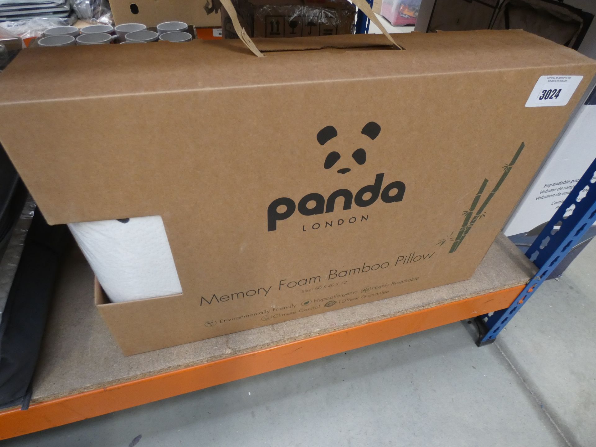 Panda London memory foam bamboo pillow