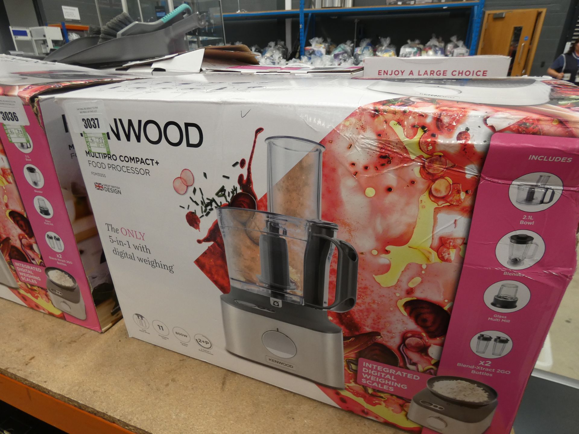 (53) Boxed Kenwood Multi Pro Compact Plus food processor