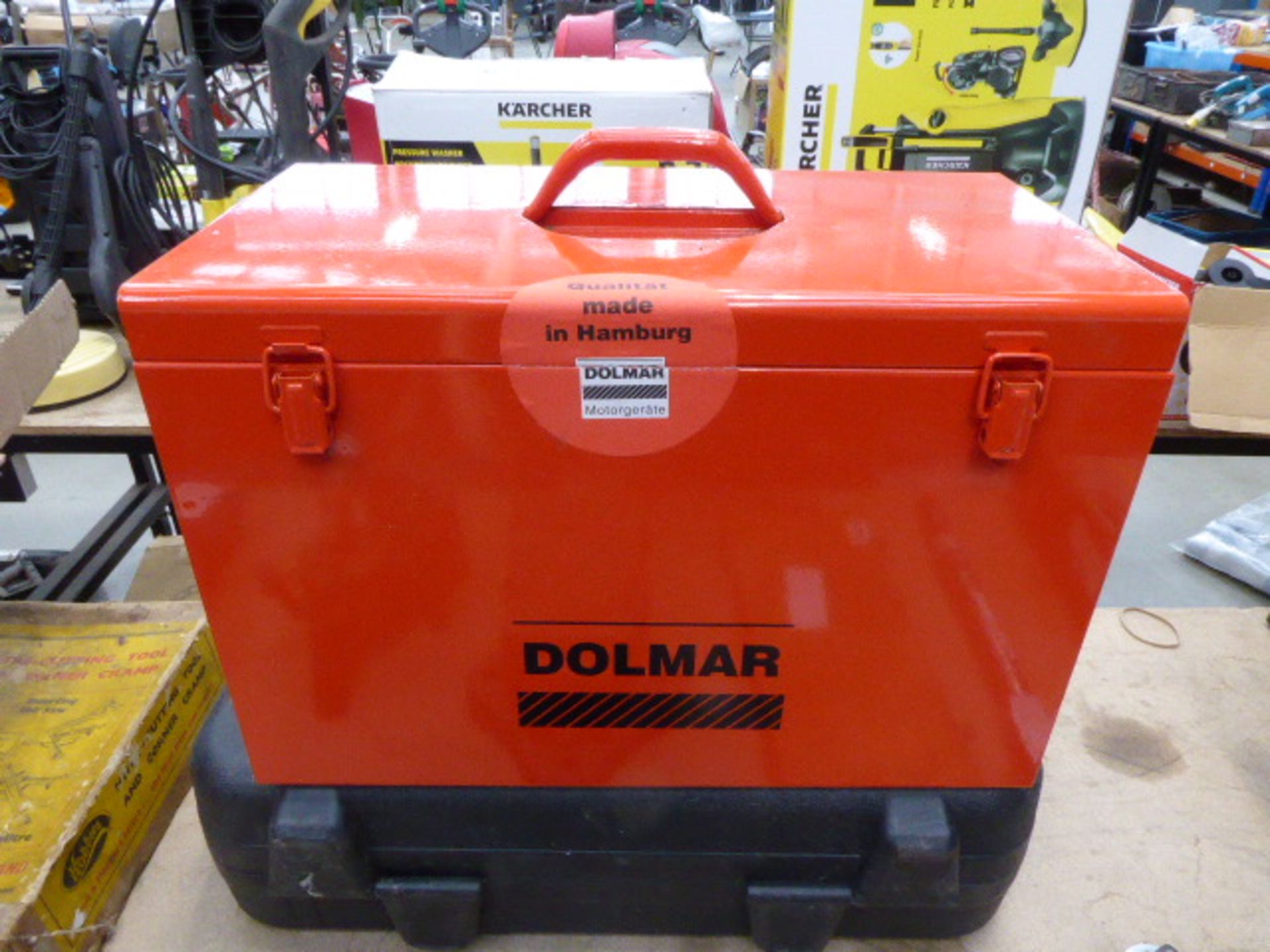 Toolbox in red