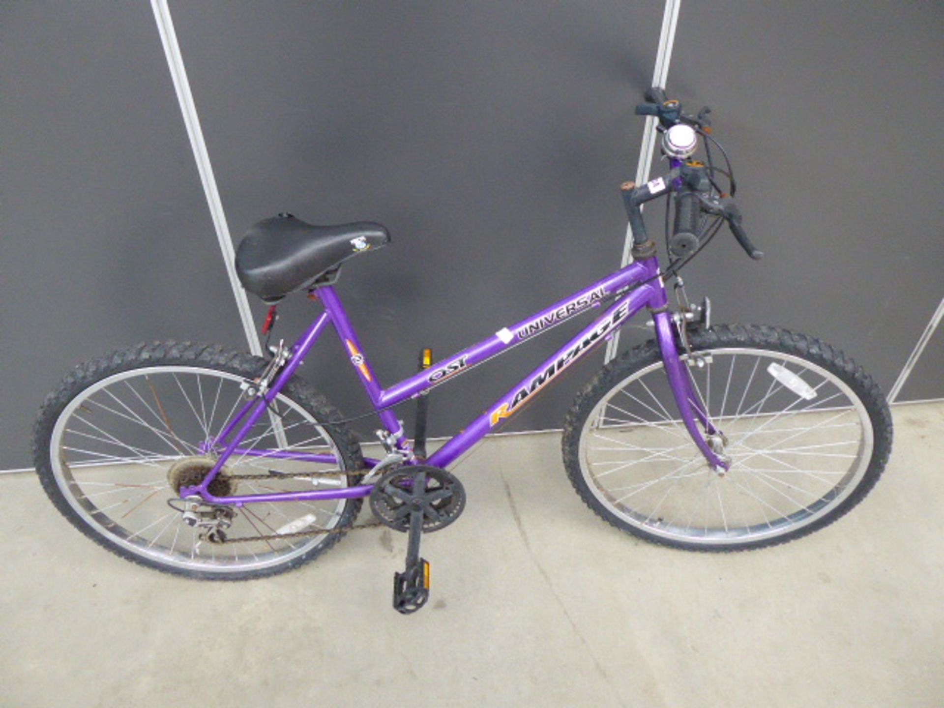 Universal Rampage bike in purple