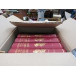 Four boxes containing reference books, to include: The Story of the British Nation, Pictorial