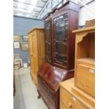 Edwardian bureau book case