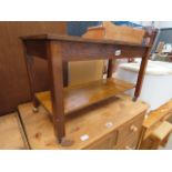 Walnut 2 tier trolley