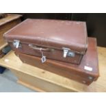 Two vintage travelling cases