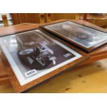 Pair of rolls royce photographic prints