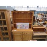 Pine dresser with barley twist supports