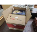 A box containing British History related reference books