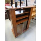 Reproduction mahogany hi-fi cabinet