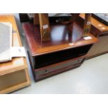 Reproduction mahogany TV cabinet