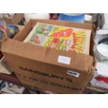 A box containing a large quantity of Whoopee children's magazines