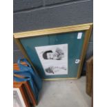 5340 - Framed and glazed print Vincent o'brian and lester piggot