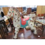 Childs metal walking horse