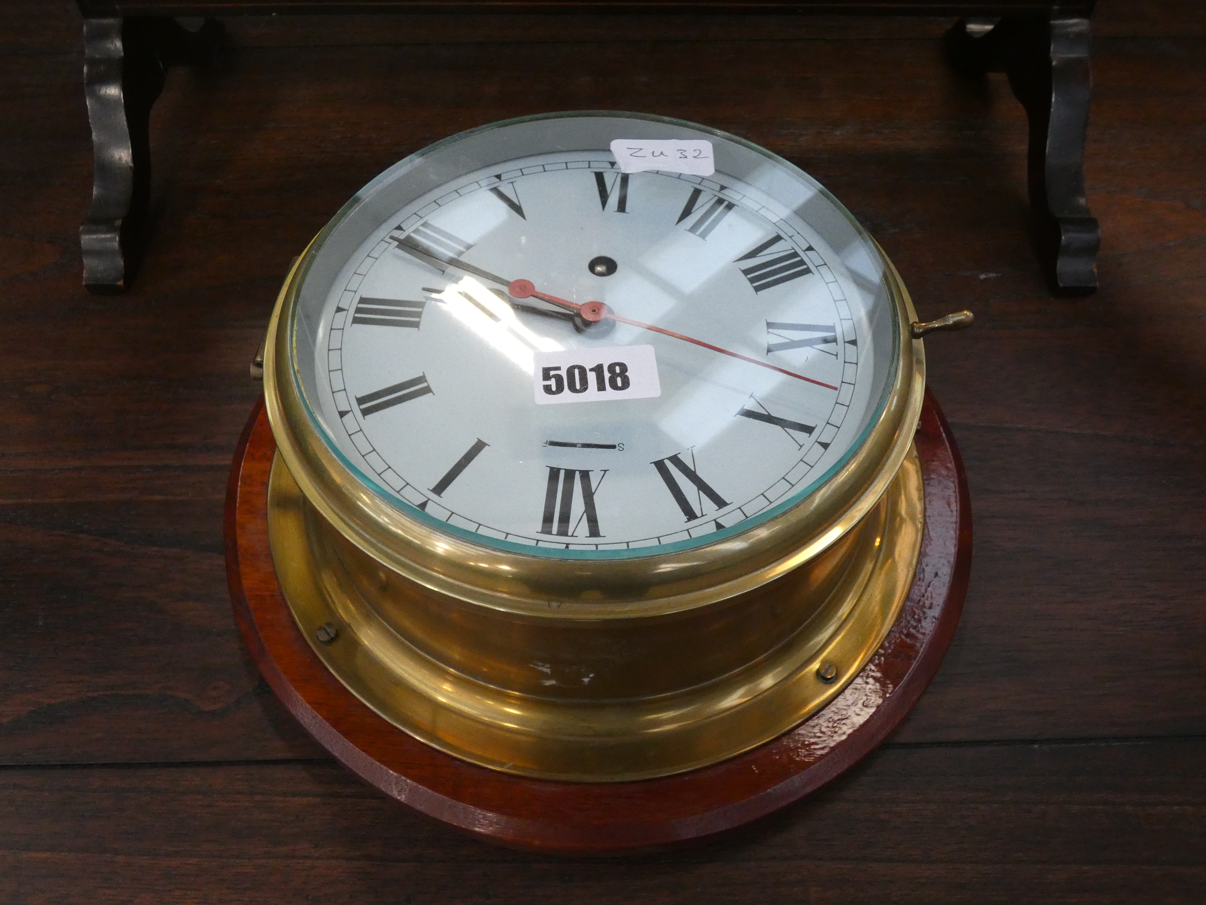 Brass bulk head clock