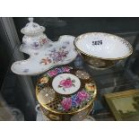 (2040RR) 406 - 1 piece of Victorian china with 2 other modern pieces of china