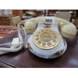 Royal Albert country rose telephone