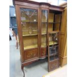 Edwardian glazed china cabinet (As Found)