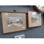 Pair of framed and glazed water colours