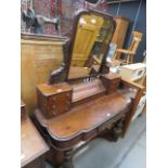 Walnut dutchess dressing table