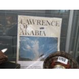 Lawrence of Arabia original film programme