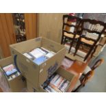 3 boxes containing a large quantity of DVD's