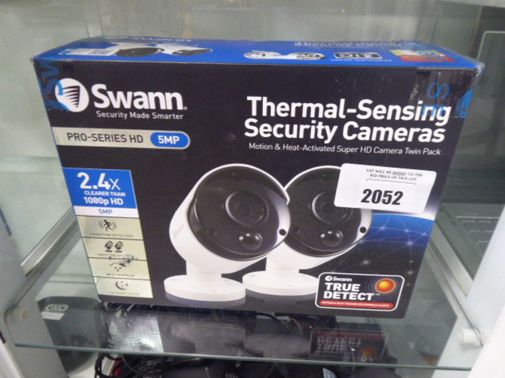 2 Swann thermal sensing security cameras inbox