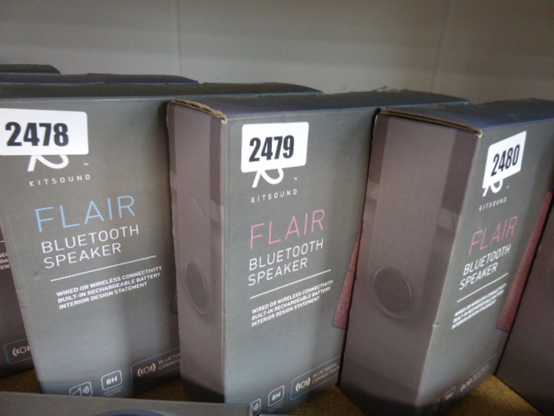 Kit Sound Flare portable bluetooth speaker in box